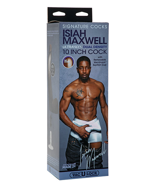 Signature Cocks Isiah Maxwell 10" Ultraskyn Cock