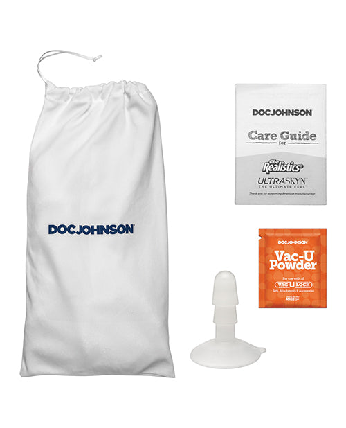 SIGNATURE COCKS CHAD WHITE 8.5 IN ULTRASKYN COCK W/ SUCTION CUP