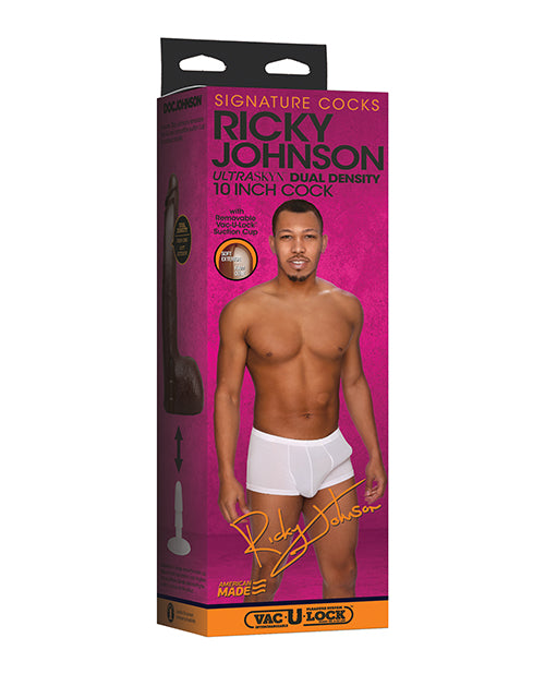 Signature Cocks Ricky Johnson 10" with Removable Vac-U-Lock Suction Cup