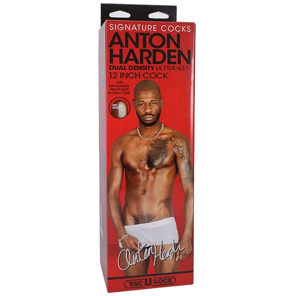 Signature Cocks Anton Hardon – With Removable Vac-U-Lock Suction Cup, Chocolate