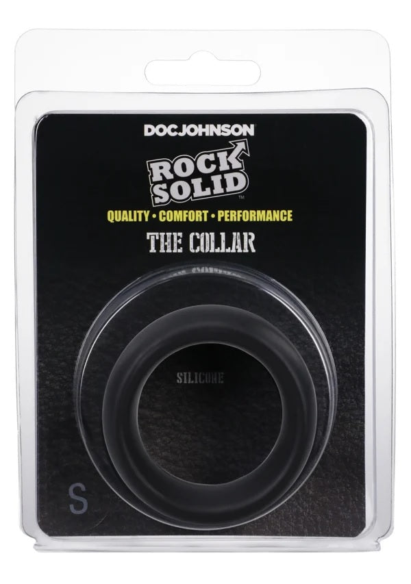 ROCK SOLID COLLAR LARGE BLACK