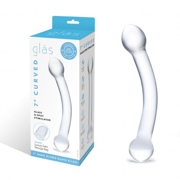 GLAS CURVED GLASS G SPOT STIMULATOR 7 "