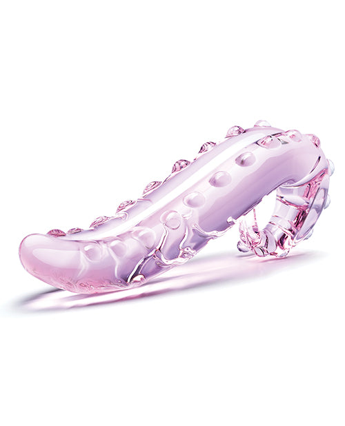 GLAS 6 LICK-IT GLASS DILDO "