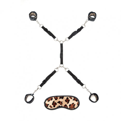 LUX FETISH 7PC LEOPARD BED SPREADER