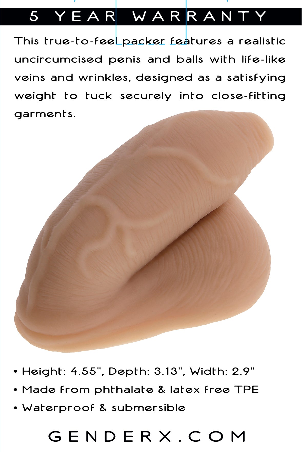 GENDER X UNCIRCUMCISED PACKER MEDIUM