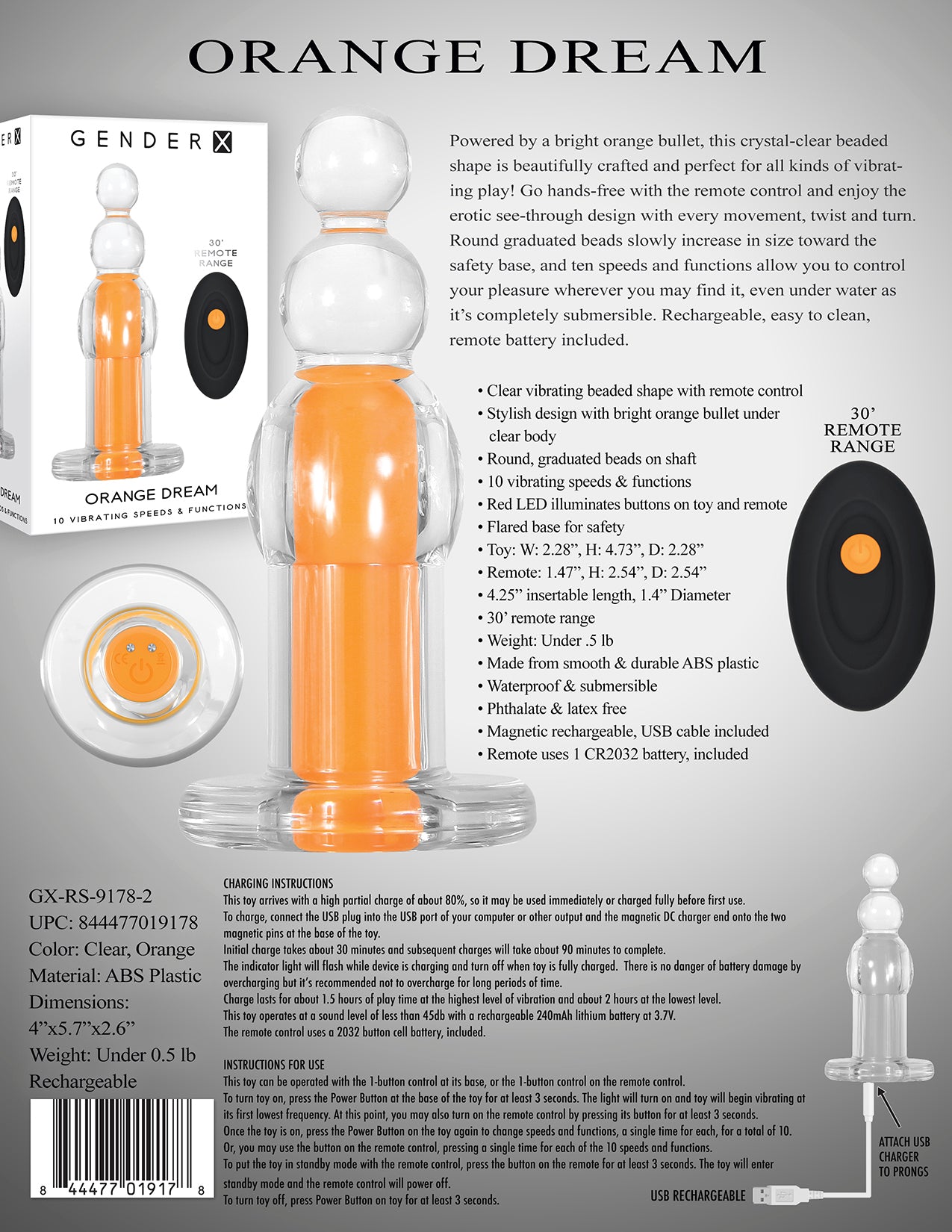 GENDER X ORANGE DREAM
