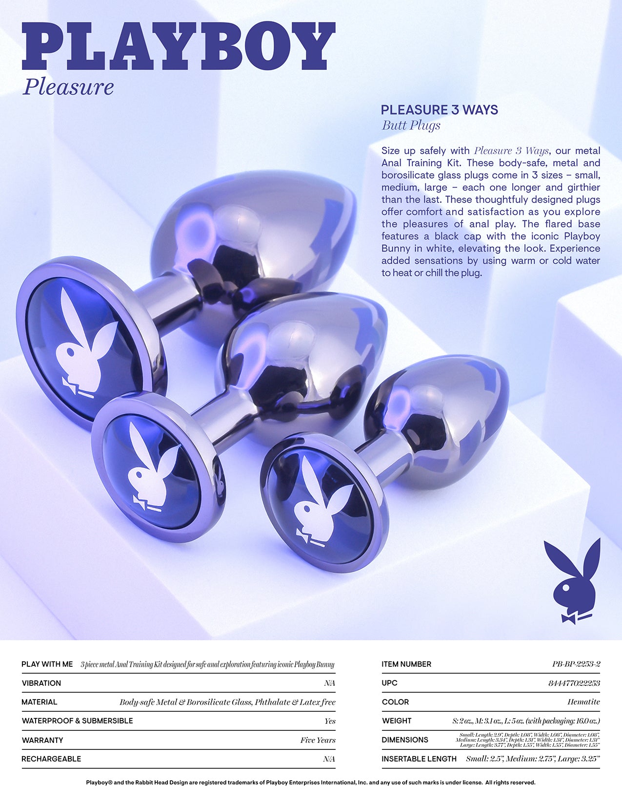 PLAYBOY PLEASURE 3 WAYS