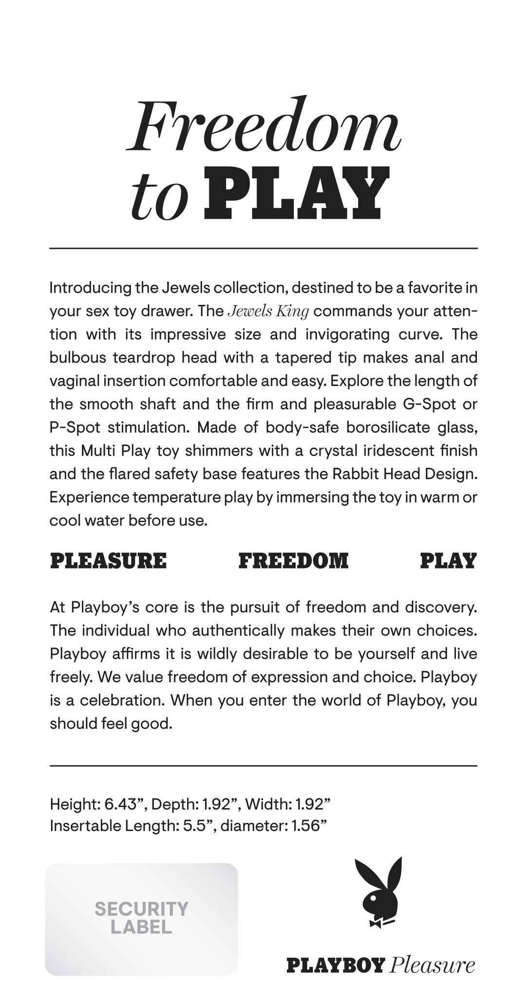 PLAYBOY JEWELS KING