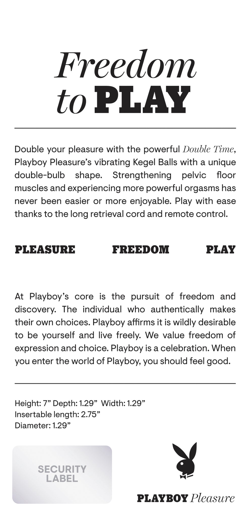 PLAYBOY DOUBLE TIME