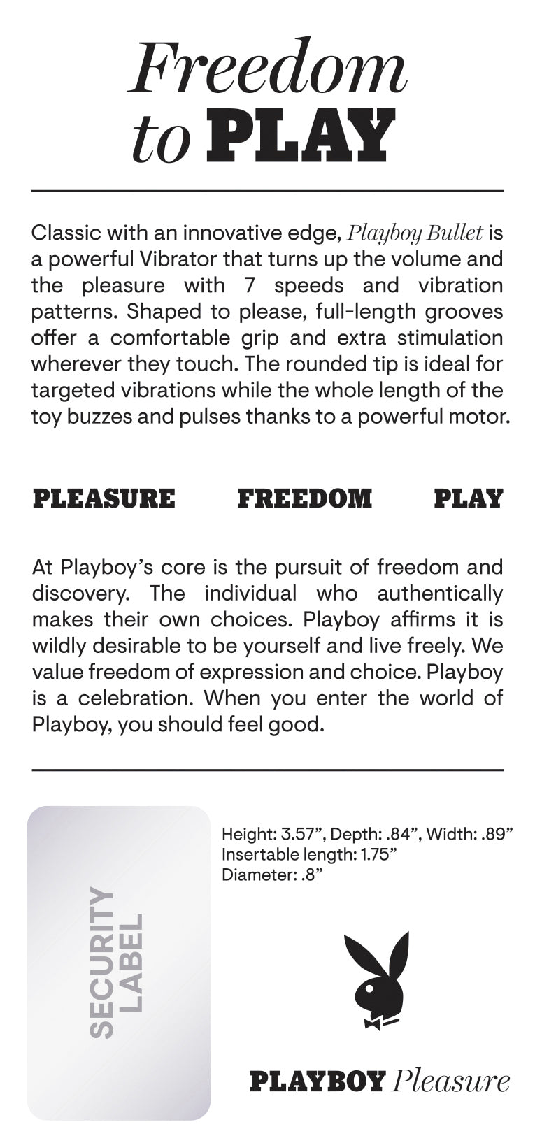PLAYBOY BULLET