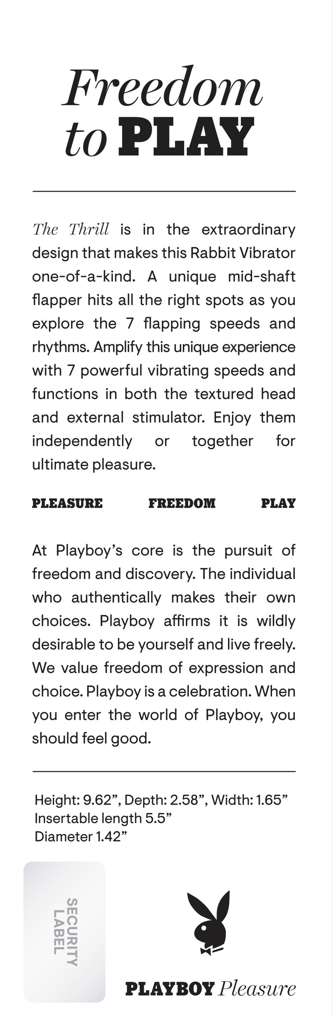 PLAYBOY THE THRILL