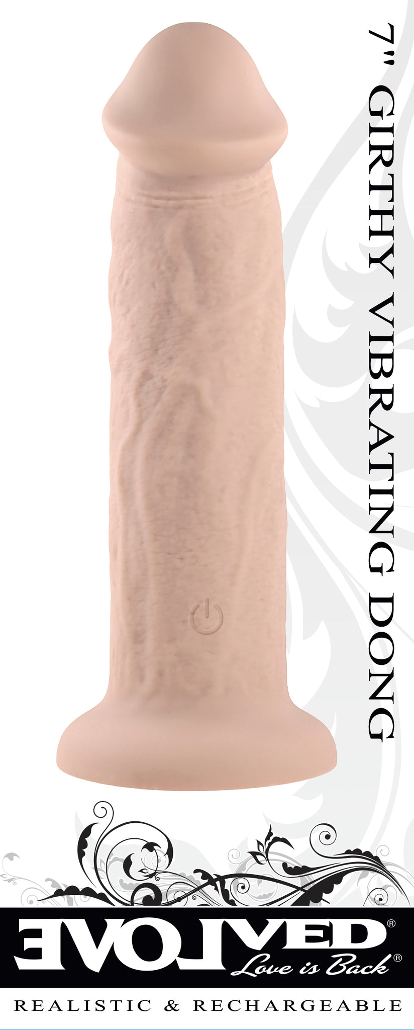 EVOLVED 7IN GIRTHY VIBRATING DONG LIGHT