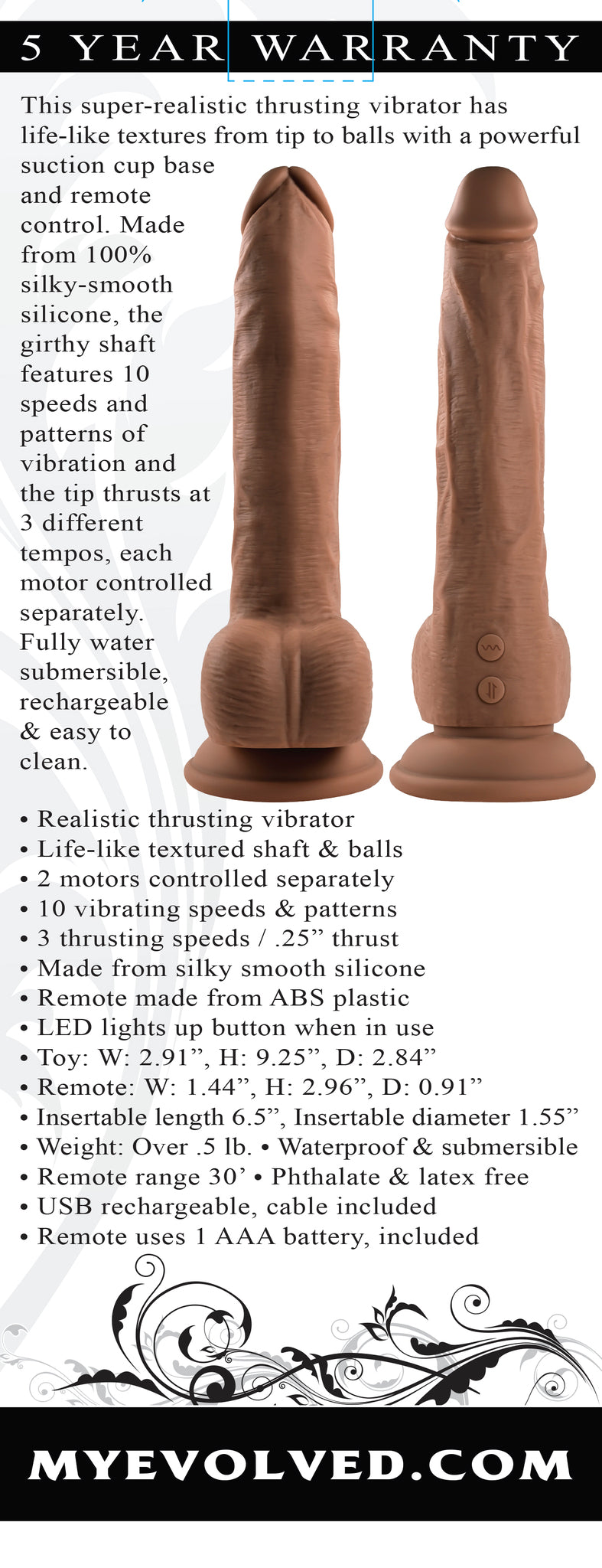 EVOLVED THRUST IN ME DARK