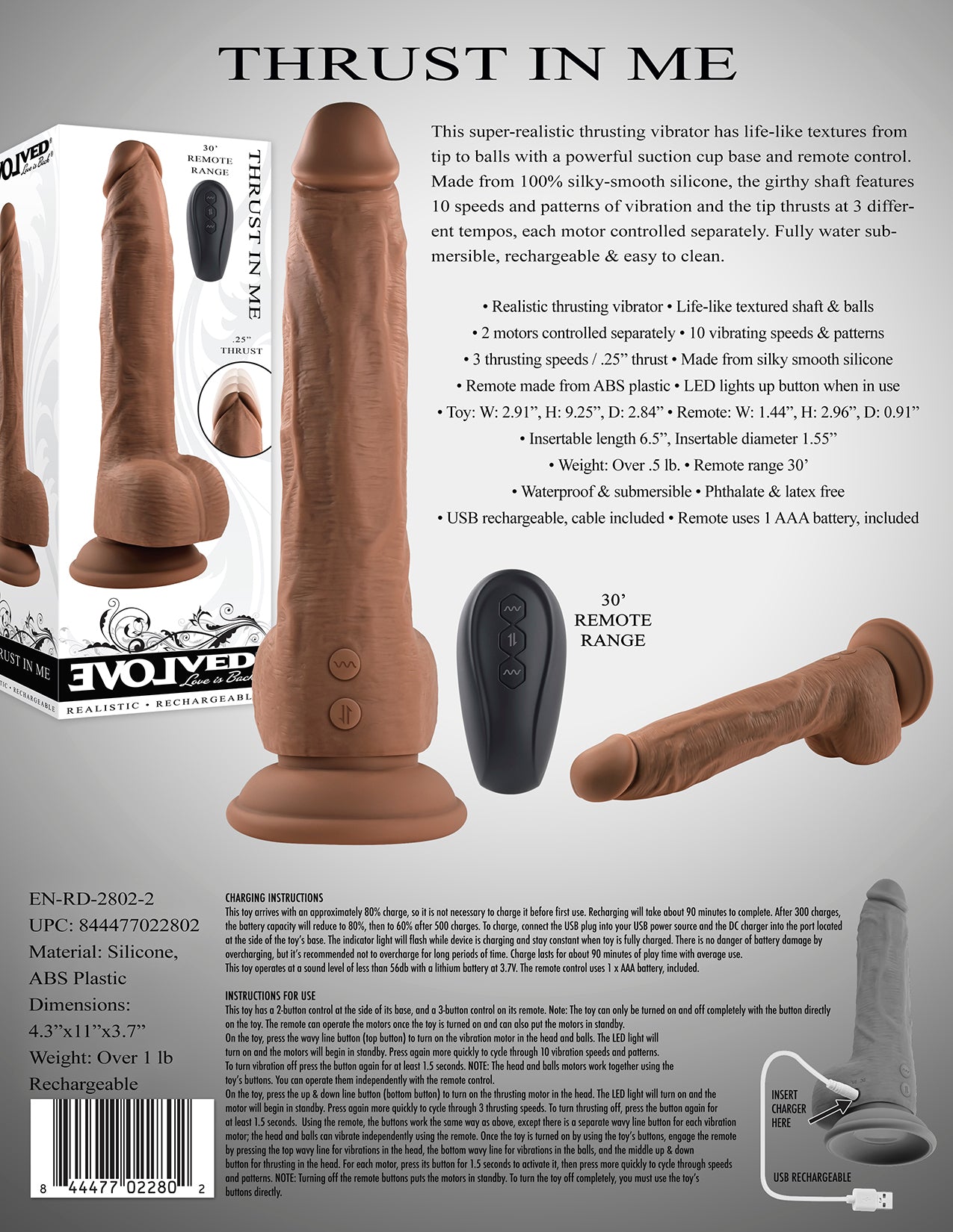 EVOLVED THRUST IN ME DARK