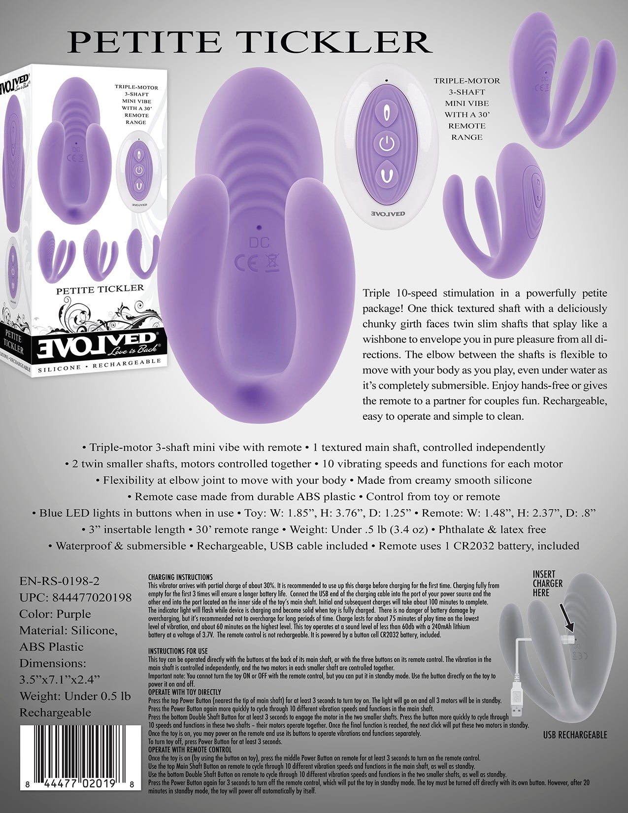 EVOLVED PETITE TICKLER