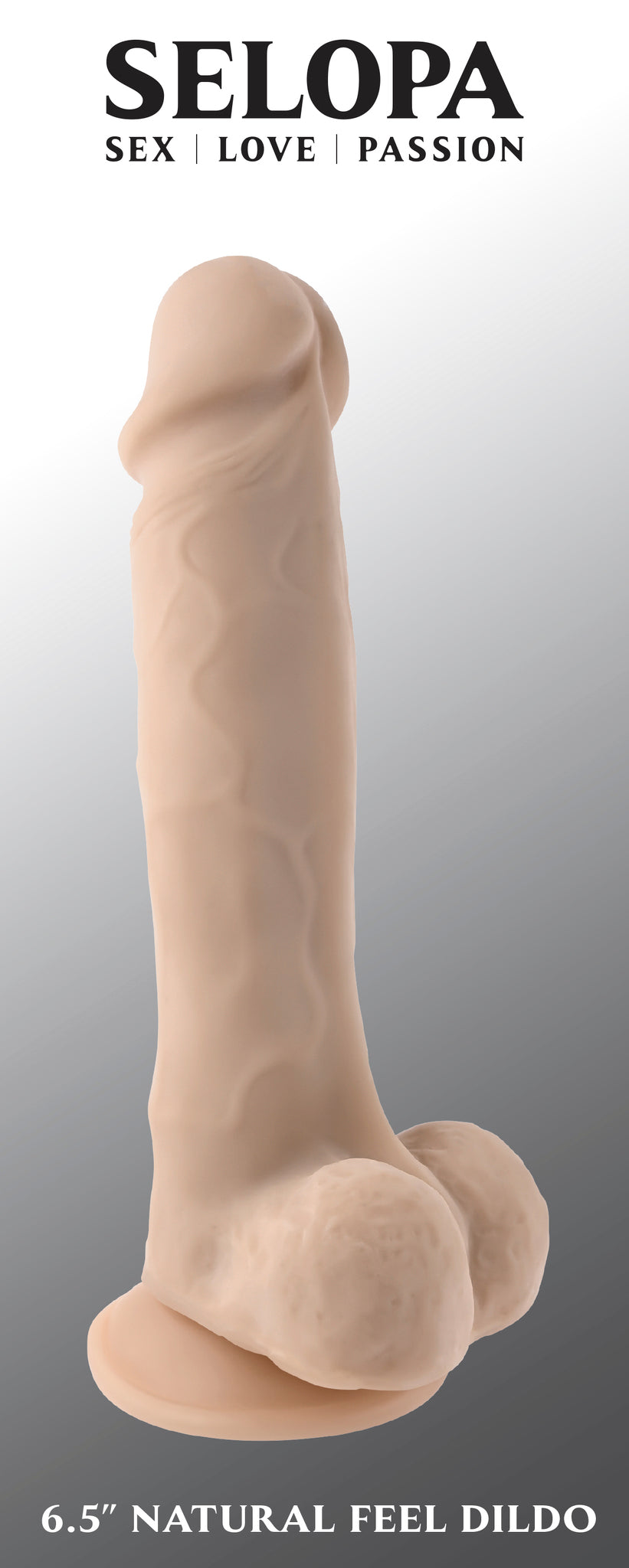 EVOLVED 6.5 IN NATURAL FEEL DILDO LIGHT