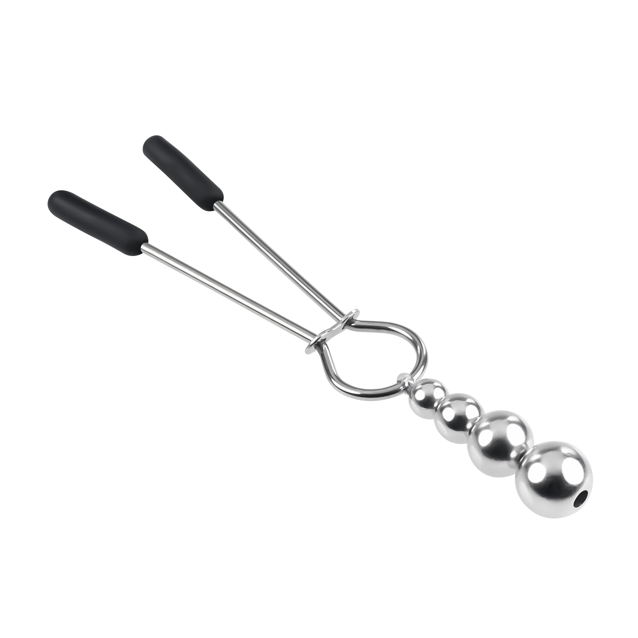 SELOPA BEADED NIPPLE CLAMPS SILVER