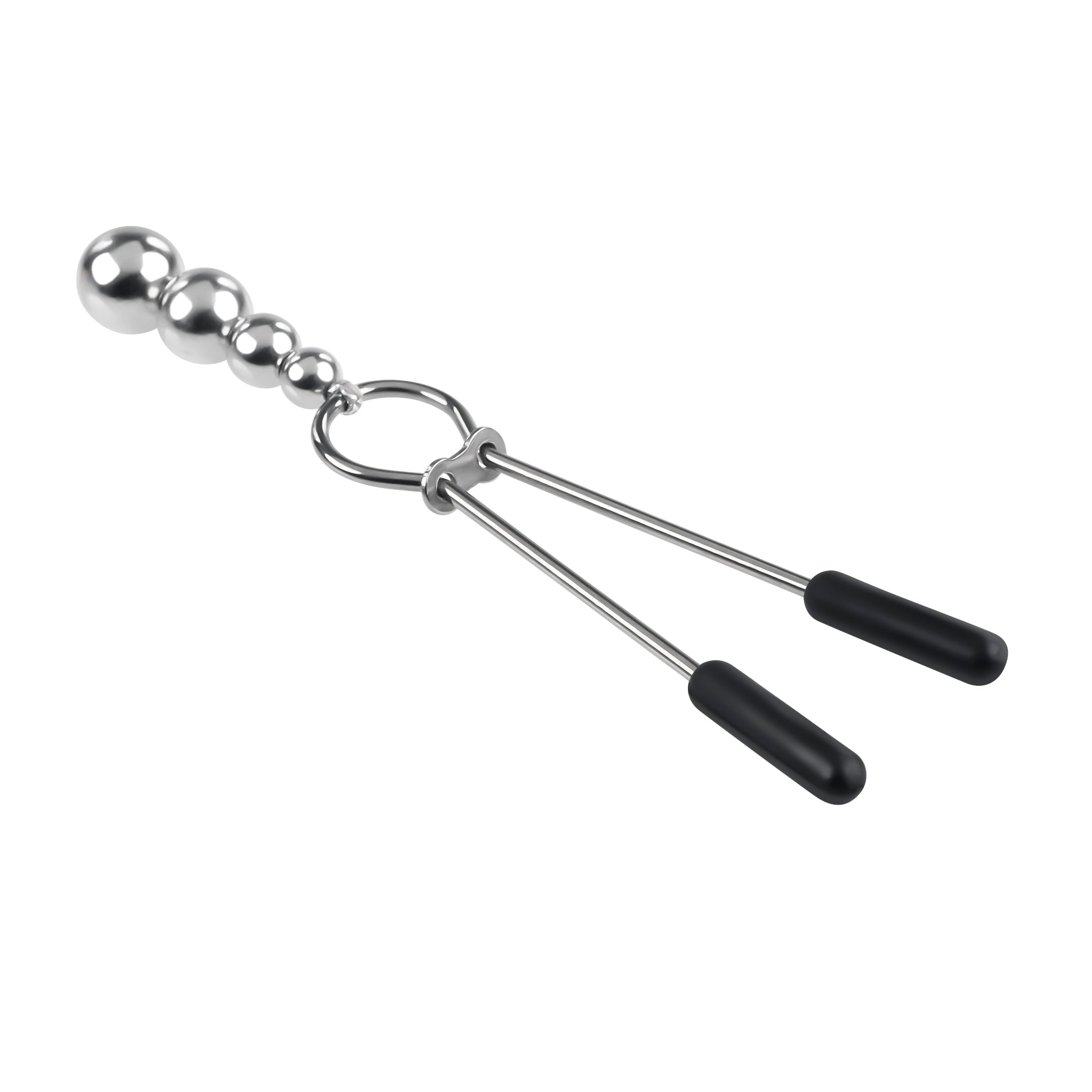 SELOPA BEADED NIPPLE CLAMPS SILVER