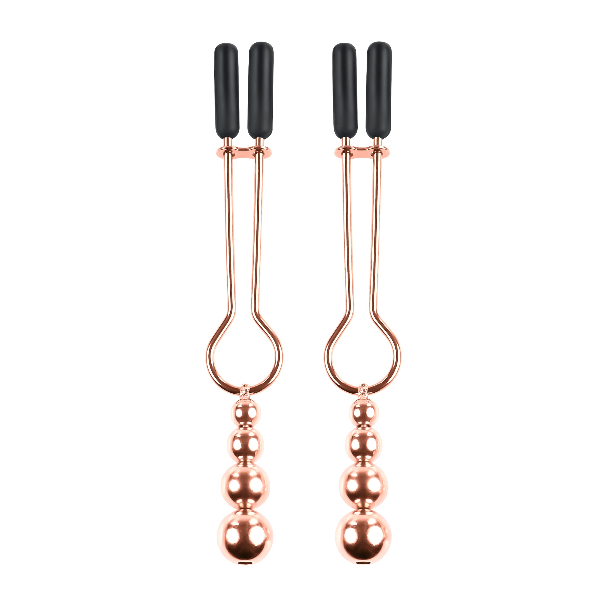 SELOPA BEADED NIPPLE CLAMPS ROSE GOLD