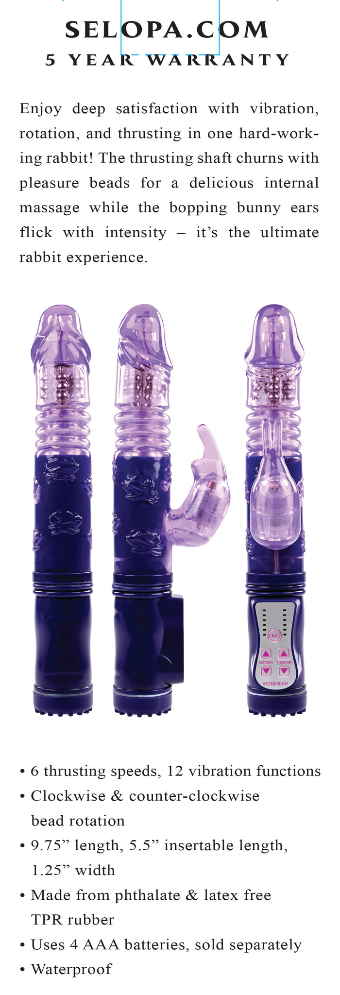 SELOPA BUNNY THRUSTER