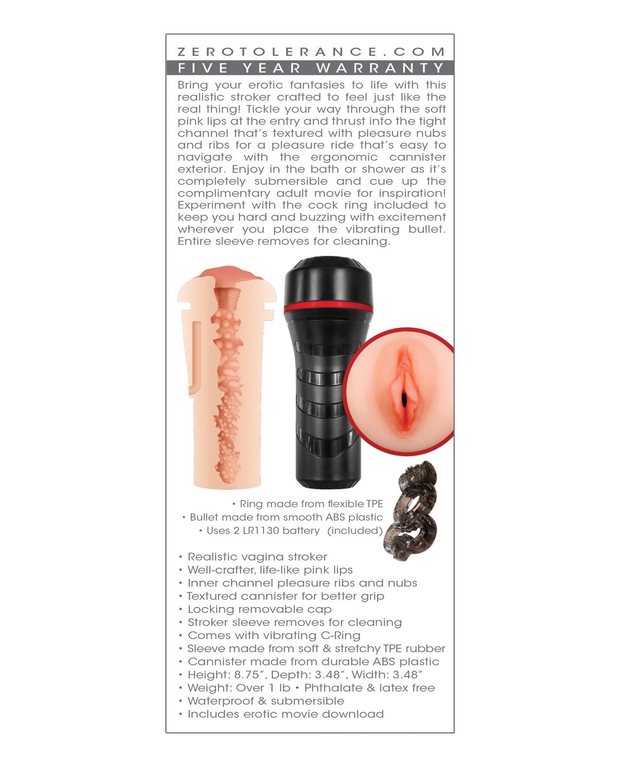 ZERO TOLERANCE POP ON THE GO LIGHT