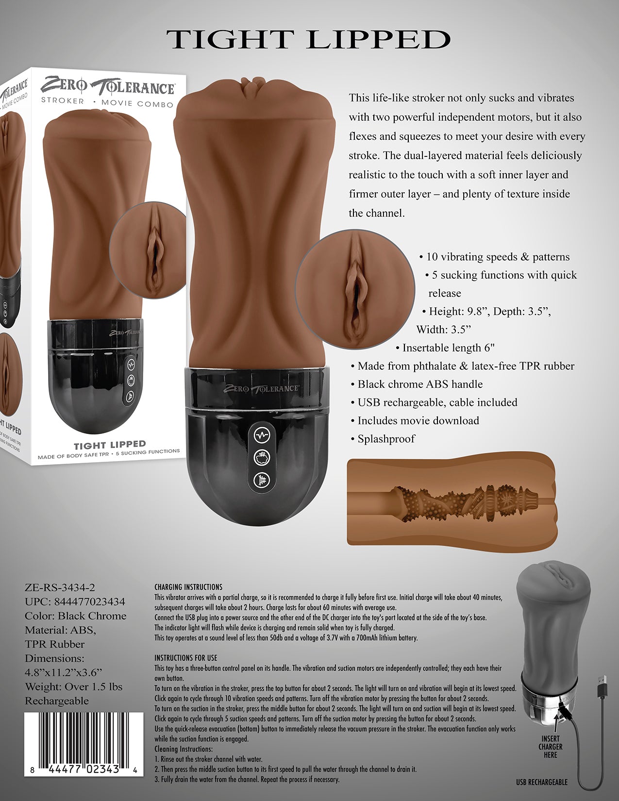 ZERO TOLERANCE TIGHT LIPPED DARK