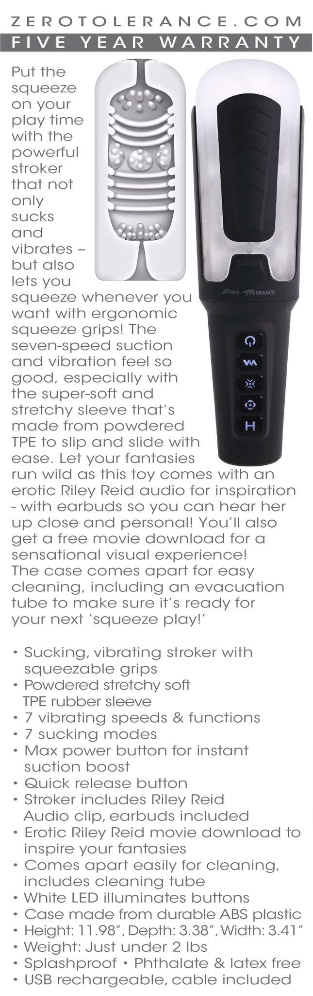 ZERO TOLERANCE SQUEEZE PLAY W/ RILEY REID