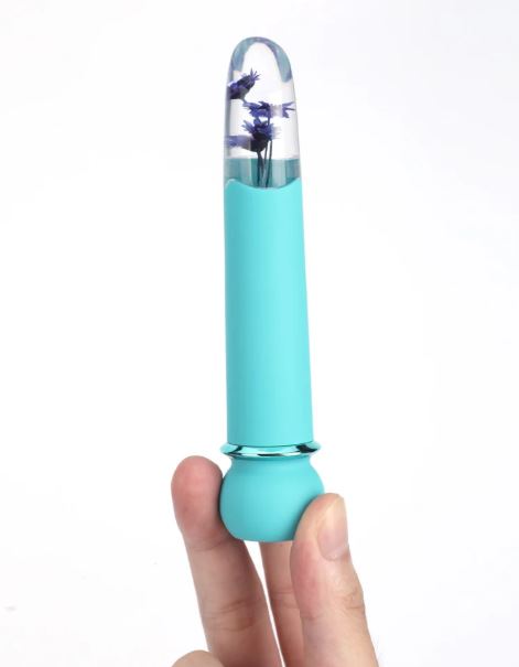 FLORA RECHARGEABLE FLOWER BULLET JAGUAR POWER TEAL