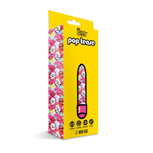 PRINTS CHARMING POP TEASE 5IN MINI VIBE KISS ME PINK