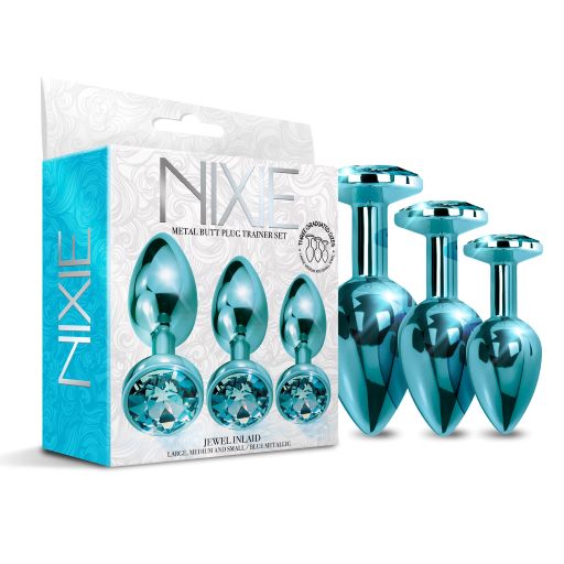 NIXIE METAL PLUG TRAINER SET BLUE METALLIC