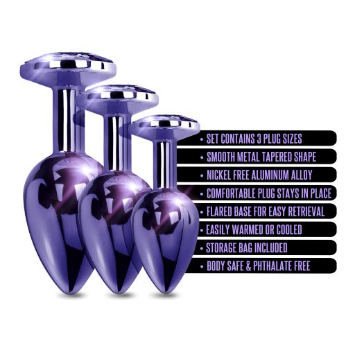 NIXIE METAL PLUG TRAINER SET PURPLE METALLIC