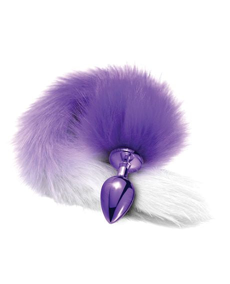 NIXIE METAL PLUG W/ OMBRE TAIL MEDIUM PURPLE METALLIC