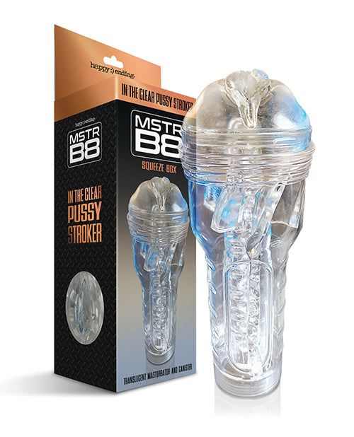 MSTR B8 IN THE CLEAR PUSSY STROKER