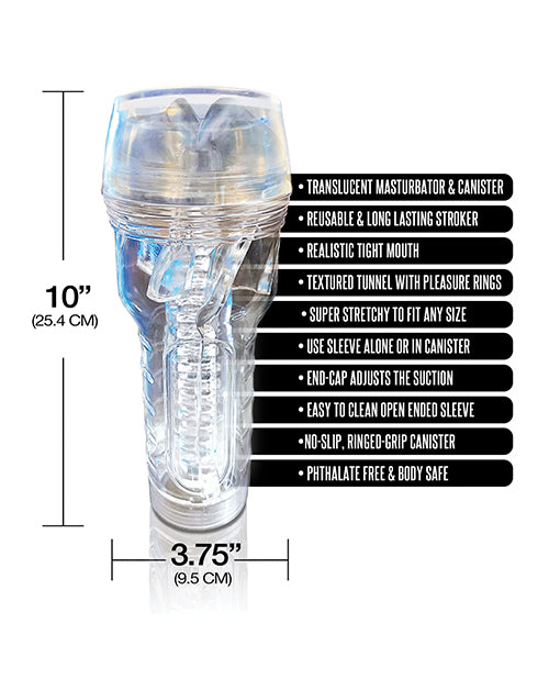 MSTR B8 IN THE CLEAR MOUTH STROKER