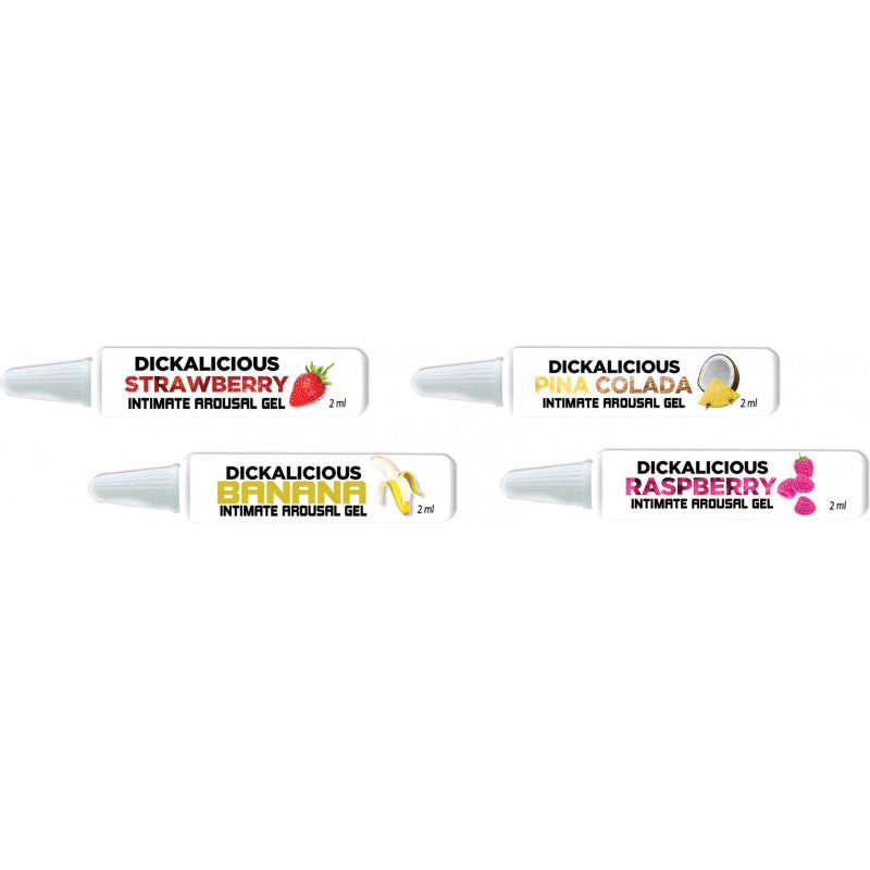 DICKALICIOUS 2ML TUBES 144 PC WALL MOUNT DISPLAY