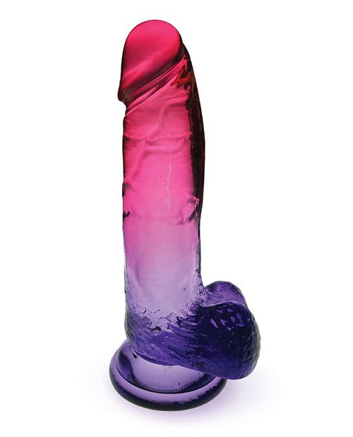 SHADES 8IN JELLY GRADIENT DONG PINK/PLUM