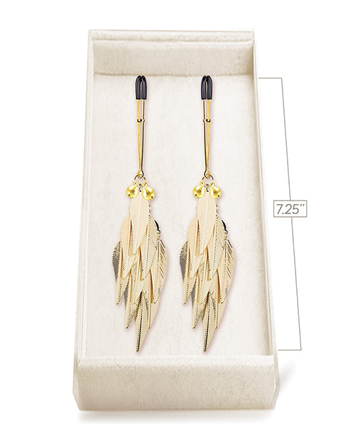 COUTURE CLIPS GOLDEN HARVEST LUXURY NIPPLE CLAMPS