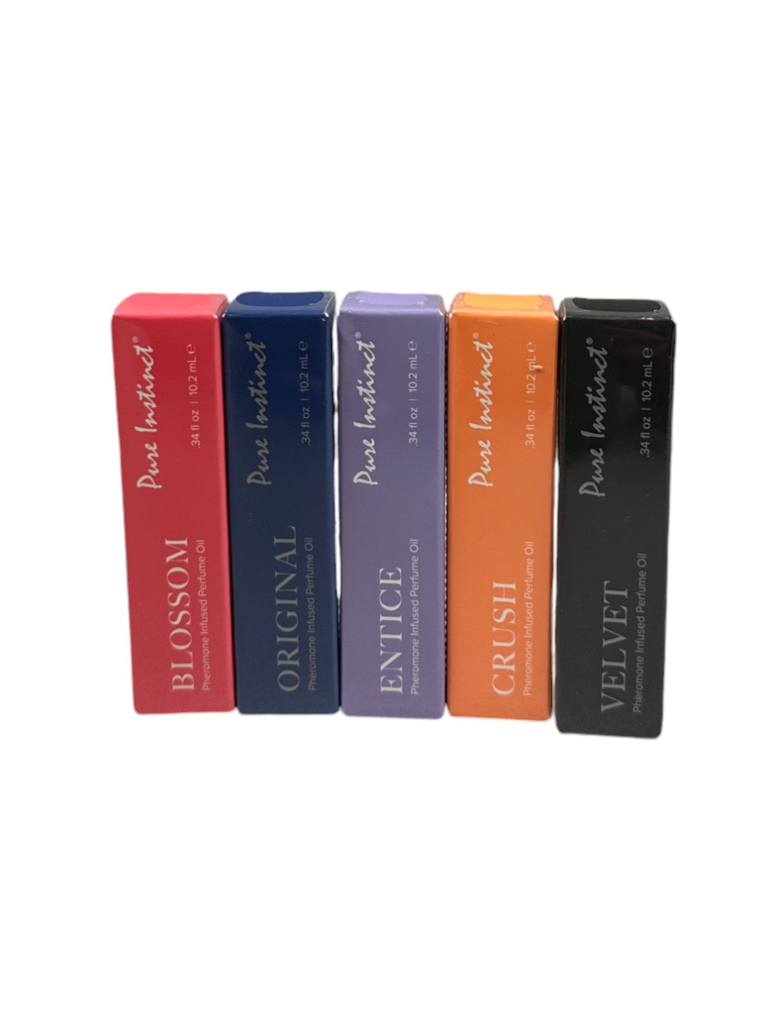 Pure Instinct Pheromone-Infused Perfume Oil Acrylic Cube Display With Testers – 36 pcs
