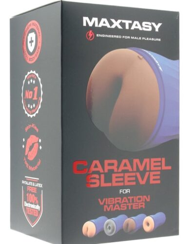 MAXTASY VIBRATION SLEEVE REALISTICN CARAMEL REPLACEMENT