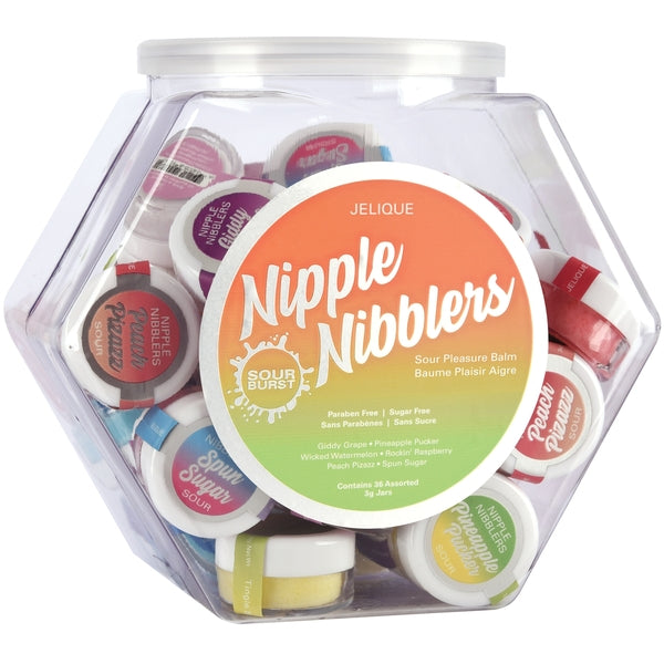 Nipple Nibblers Sour Pleasure Balm – Assorted Fishbowl, 36 pcs