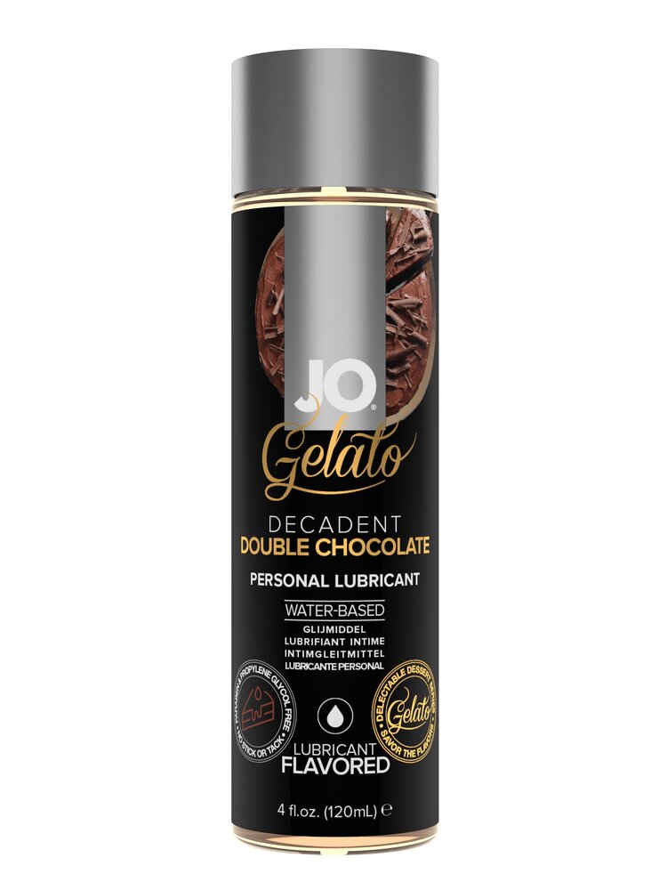 JO GELATO DECADENT DOUBLE CHOCOLATE WATER BASED LUBE 4 OZ