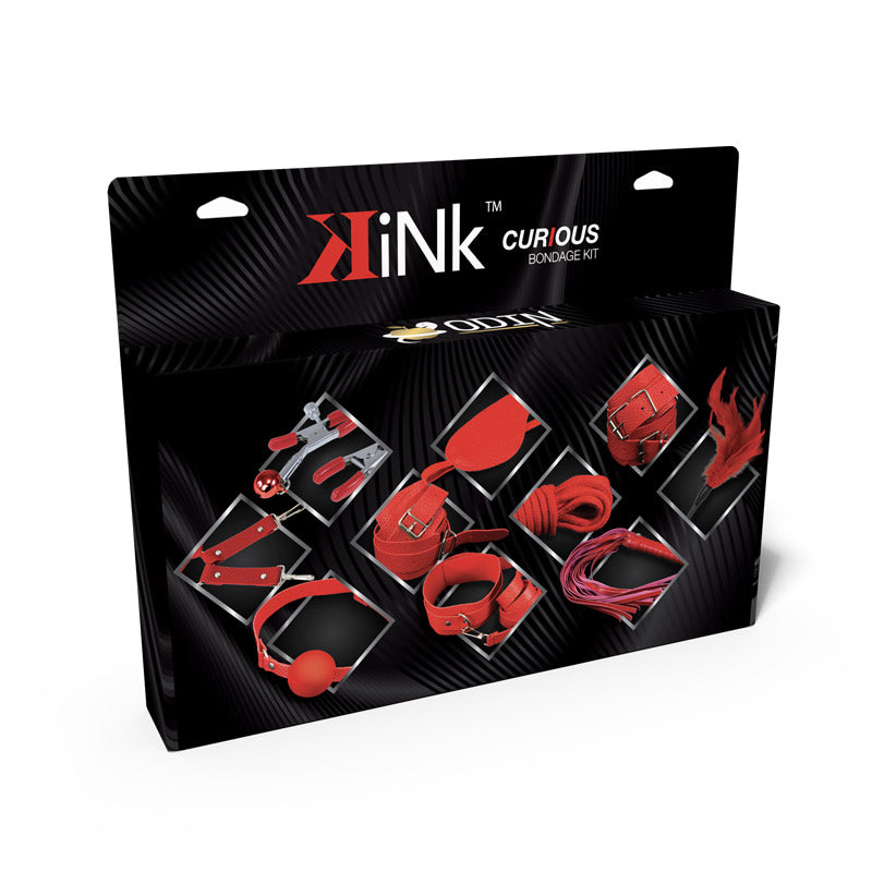 KINK CURIOUS BEGINNER BDSM KIT BLACK