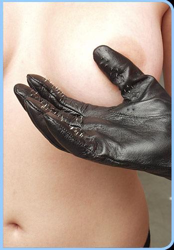 VAMPIRE GLOVES LEATHER MEDIUM