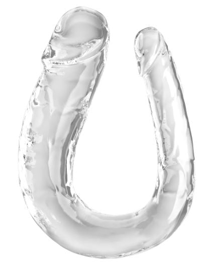 KING COCK 18 IN DOUBLE DILDO CLEAR