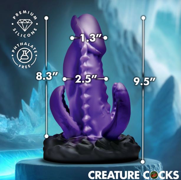 CREATURE COCK LEVIATHAN SILICONE DILDO