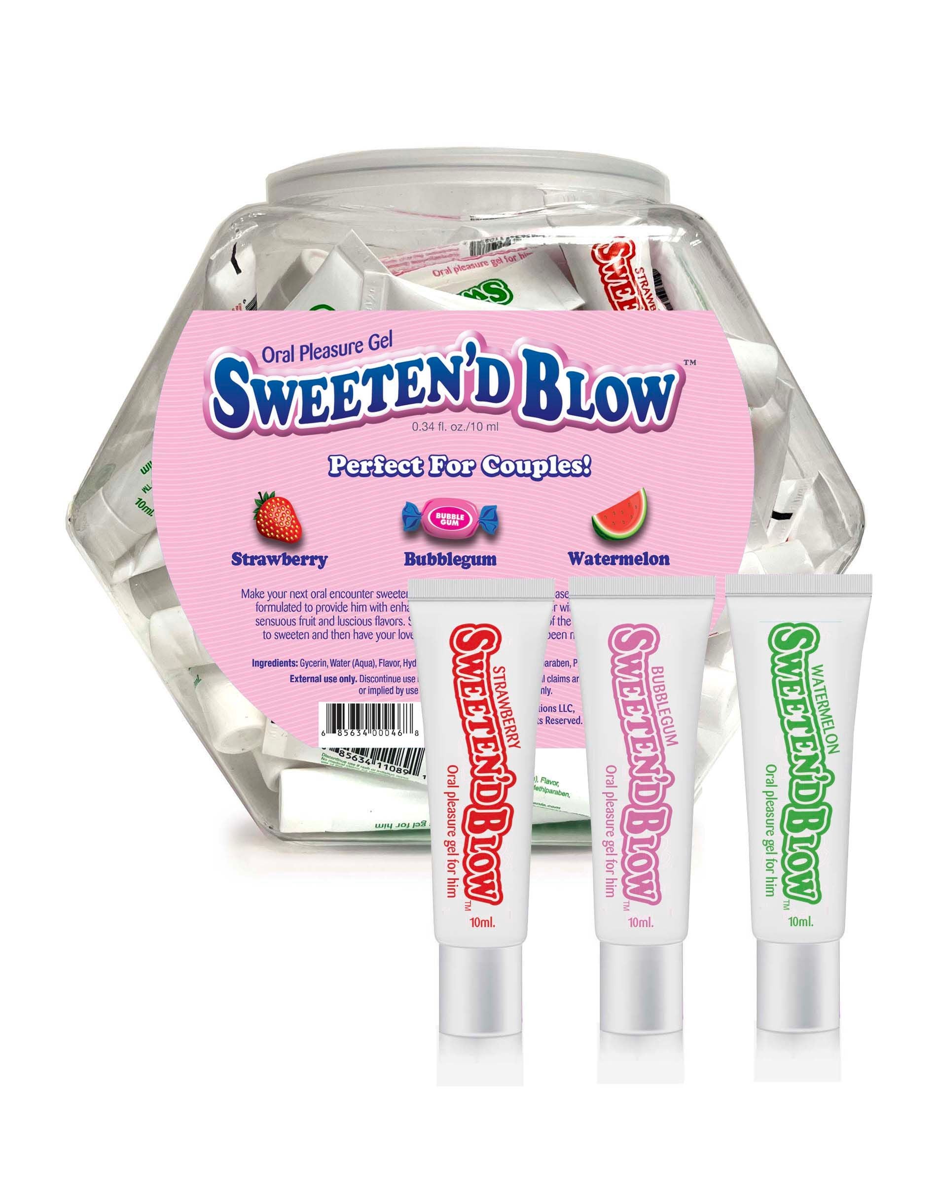 Sweeten'd Blow Fishbowl – 66 Pillow Packs, 3 Flavors