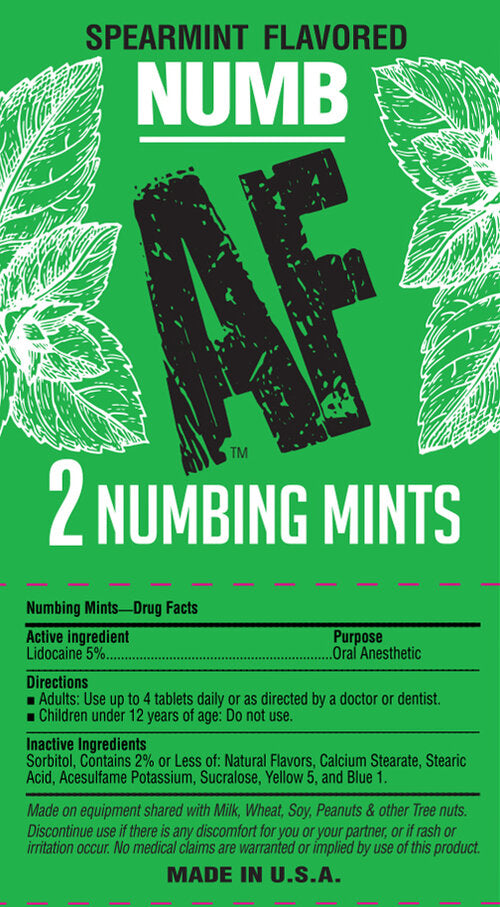 Numbing Mints – 100-Count Fishbowl