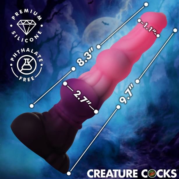 CREATURE COCK LYCAN WEREWOLF SILICONE DILDO