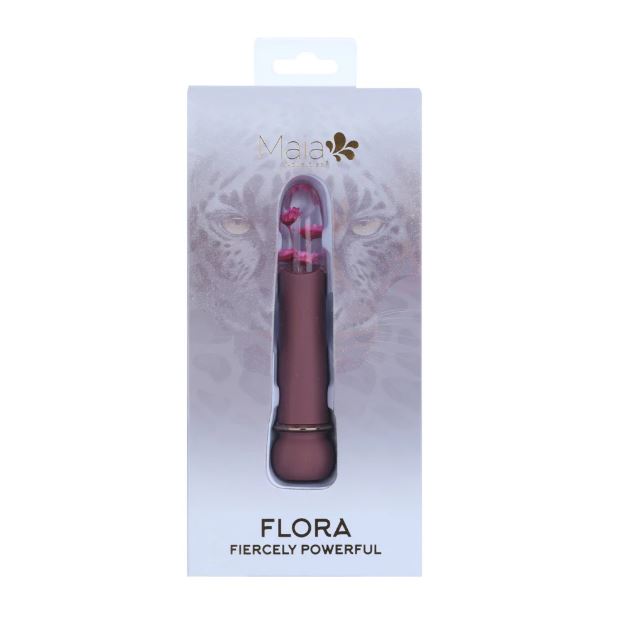 FLORA RECHARGEABLE FLOWER BULLET JAGUAR POWER BURGUNDY