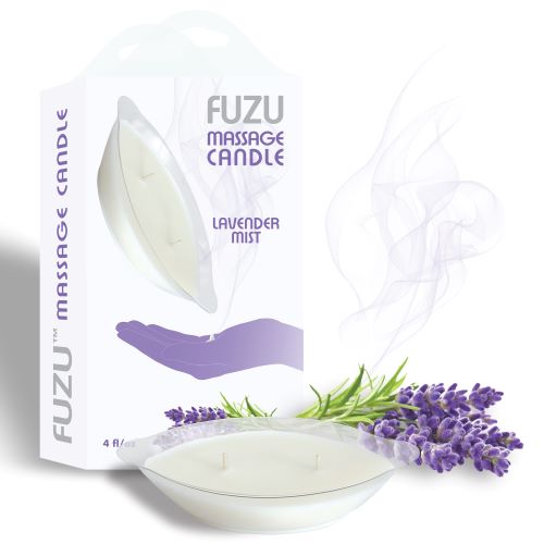 FUZU MASSAGE CANDLE LAVENDER MIST 4 OZ
